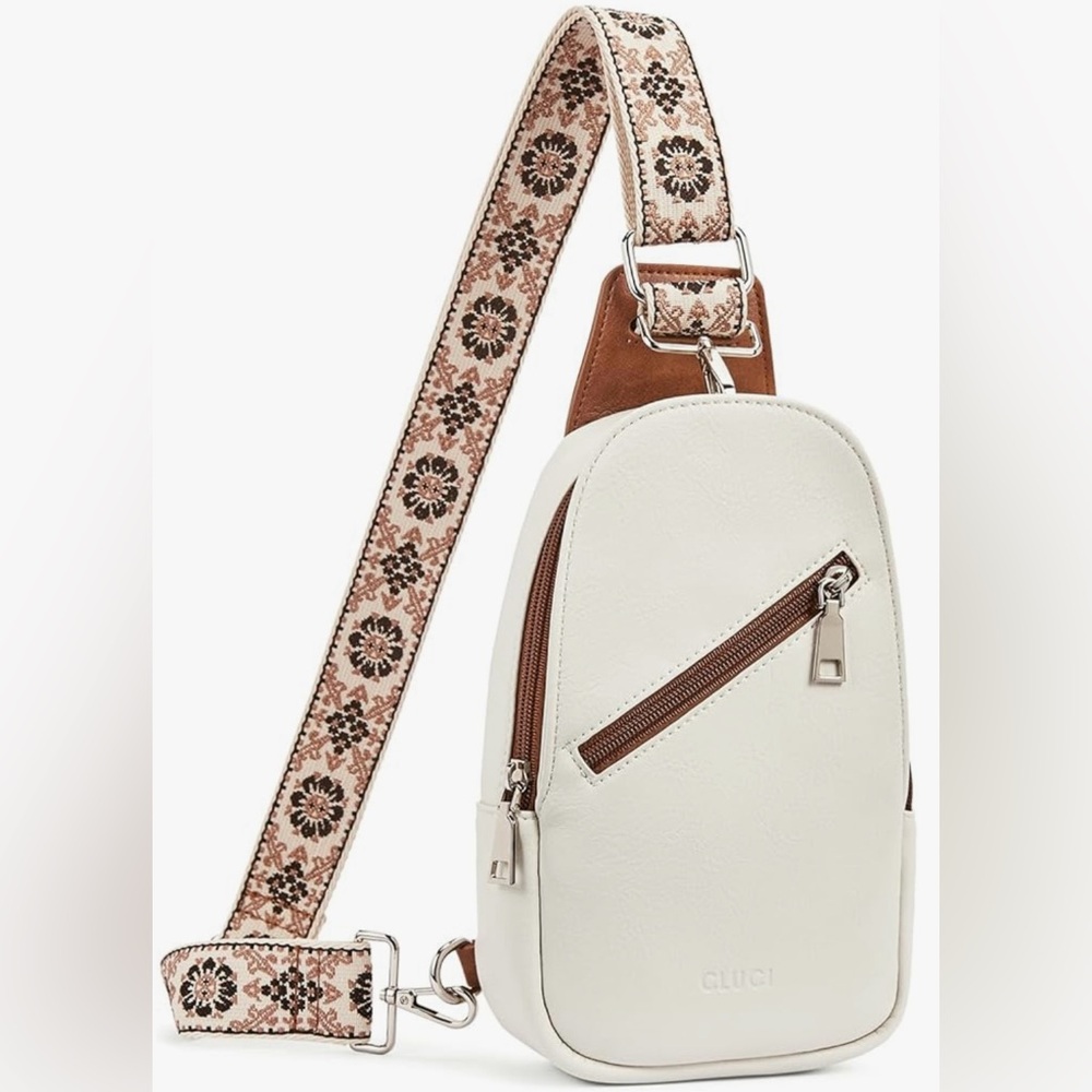 White Sling/Crossbody Bag